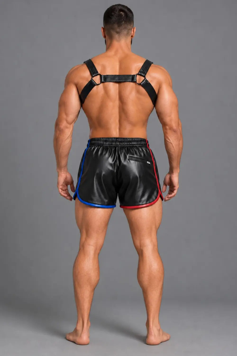 Vance Gridlock. Body Harness aus PU-Leder