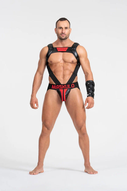 Xav Armoplex Jockstrap - Red | SHIPPING 2026-08-05