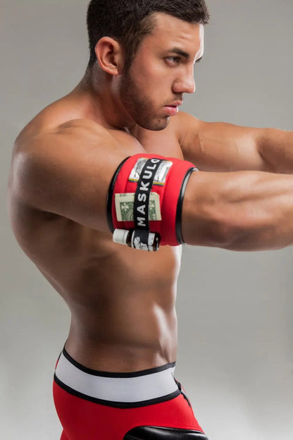 Armored. Biceps Band. Red - Maskulo - MAC161-Y1 - Maskulo EU Global Online Store