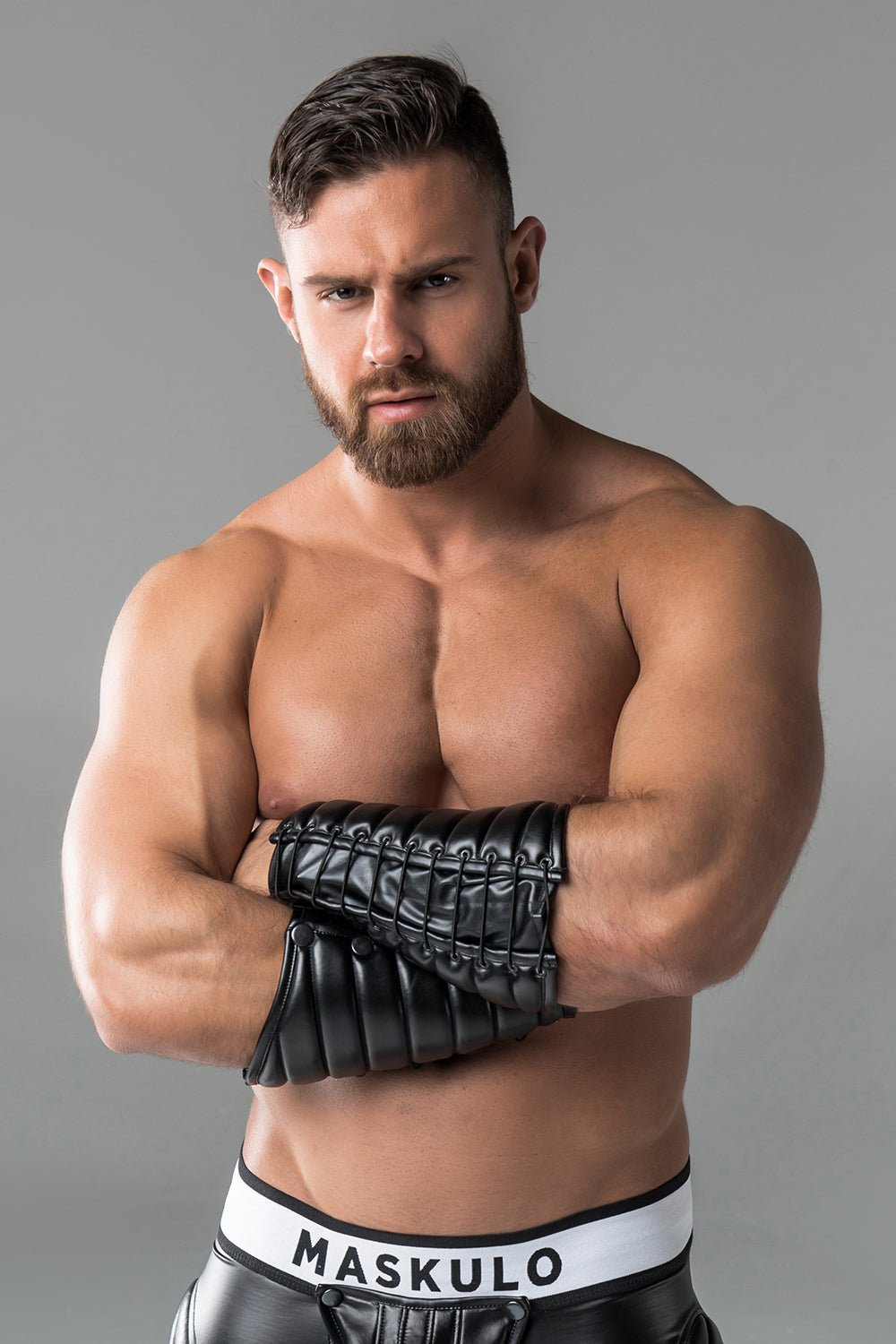 Armored. Leather - look Forearm Guard Wallet (1 pc) - Maskulo - MAC153-Y1 - Maskulo EU Global Online Store