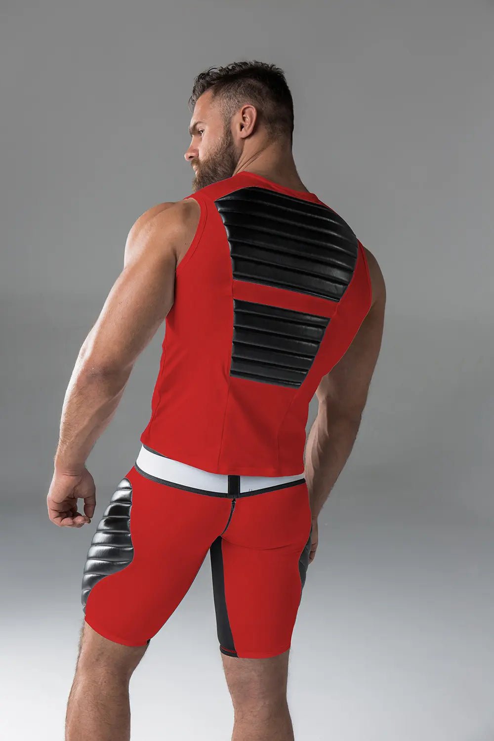 Armored. Tank Top. Front Pads. Red - Maskulo - MTP133-Y1 - Maskulo EU Global Online Store