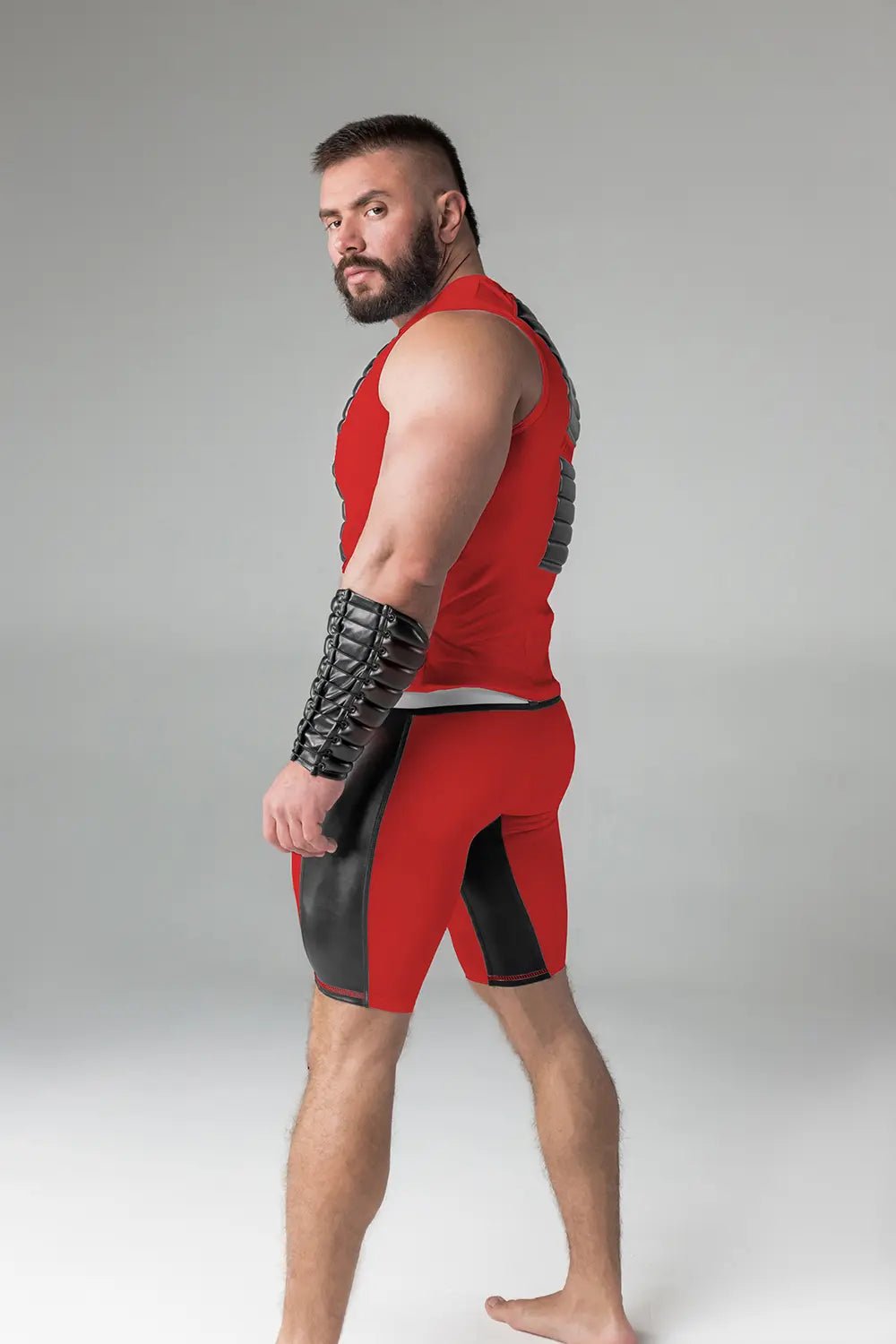 Armored. Tank Top. Front Pads. Red - Maskulo - MTP133-Y1 - Maskulo EU Global Online Store