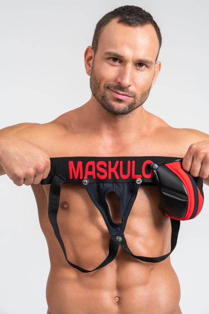 Xav Armoplex Jockstrap - Red | SHIPPING 2026-08-05