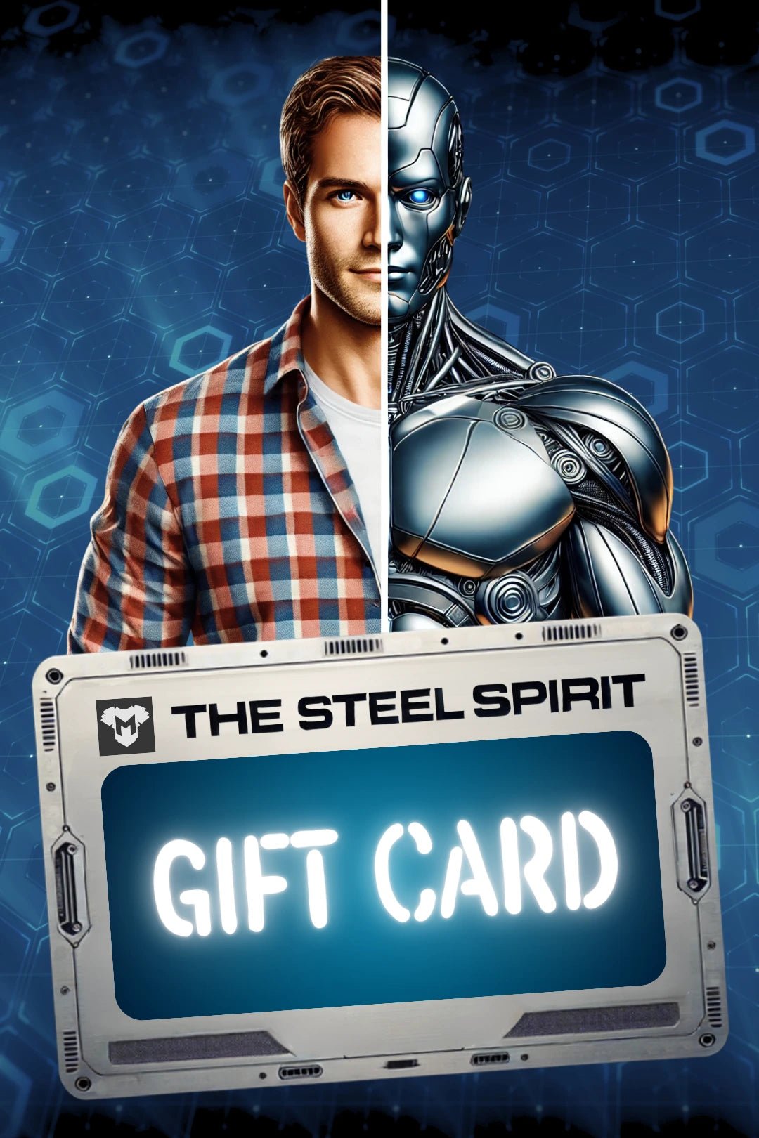 Maskulo Global &quot;The Steel Spirit&quot; Gift Card. Delivered via email. Use for menswear, redeemable online, no expiry.