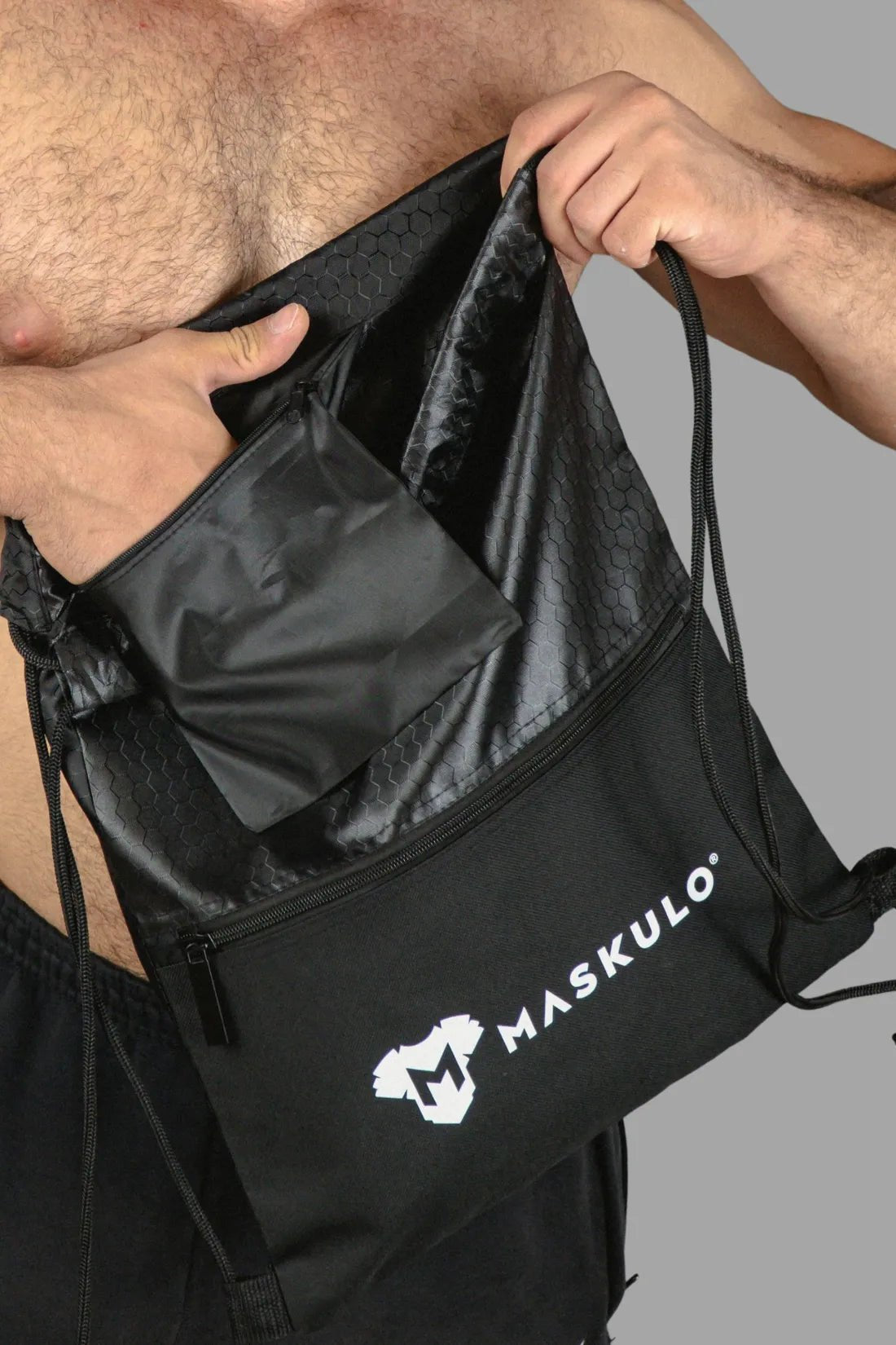 Maskulo Drawstring Bag, MBG112-YX. Stylish and functional bag from the Maskulo Global online store.