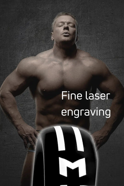 Maskulo M Cock Ring, black design, size 55mm / 2.13 in. Durable accessory for men, ideal for adult wear. SKU: MCR101-Y5.