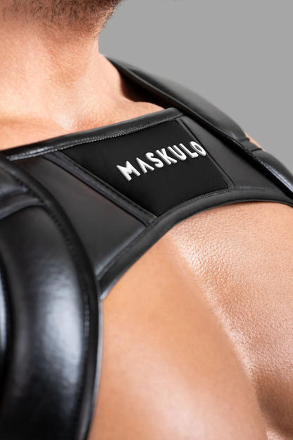 Black body harness with push-up effect from Maskulo Global (EU) online store. Men&