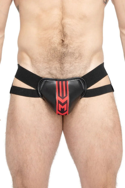 Maskulo Skulla Jock Black/Red, a fashionable accessory for men, available from the Maskulo Global (EU) online store.