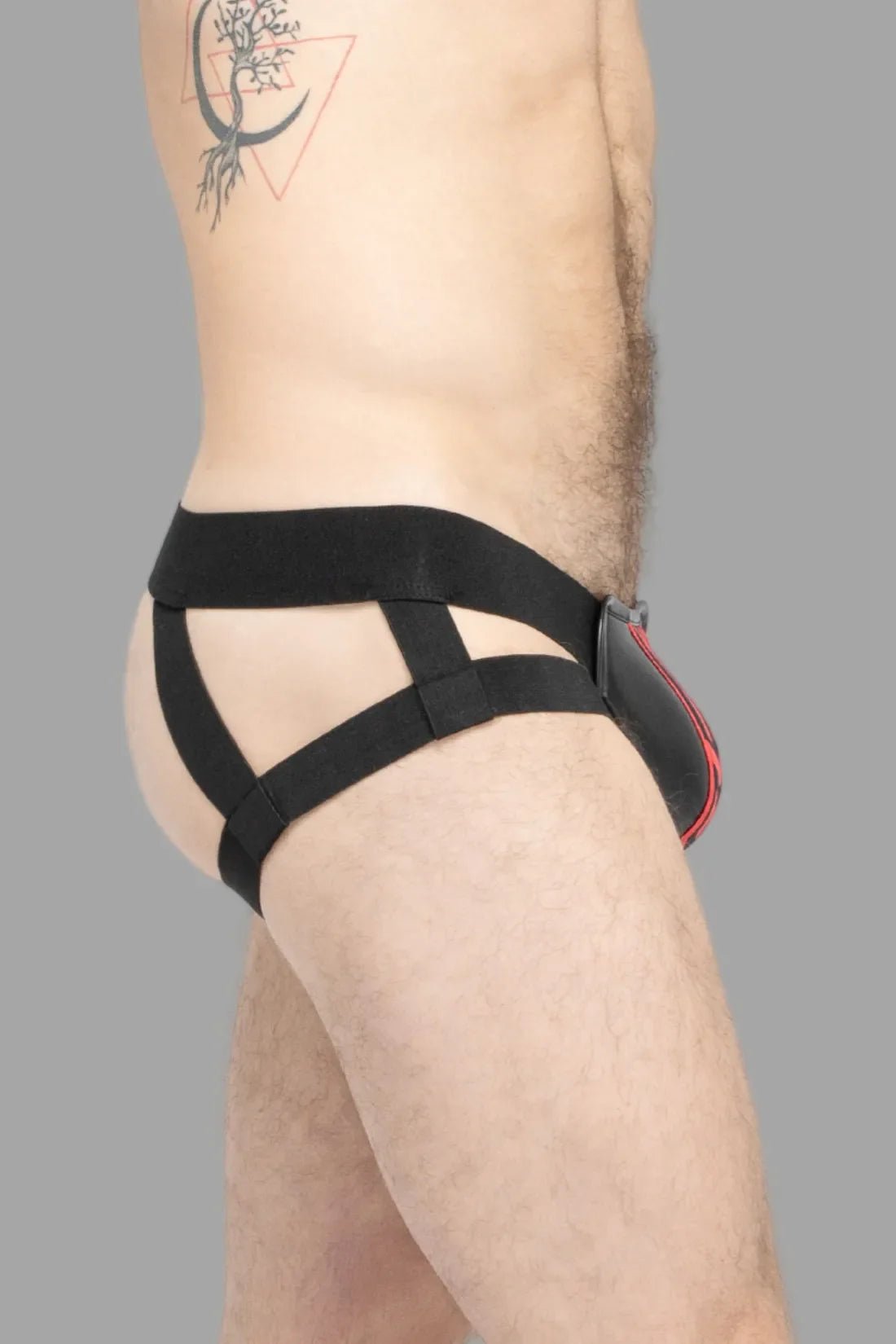 Maskulo Skulla Jock Black and Red. Men&