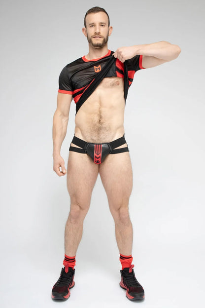 Black and red Skulla Jock by Maskulo Global (EU) online store, a stylish men&