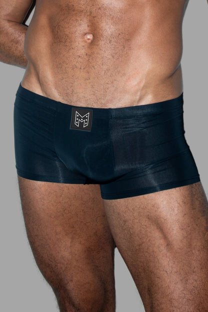 Urbo Ironsilk Tight Trunks in black by Maskulo. Super tight, stretchy men&