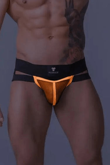 Youngero Jockstrap. Mesh Codpiece. Orange - Maskulo - MJS161-Y1 - Maskulo EU Global Online Store