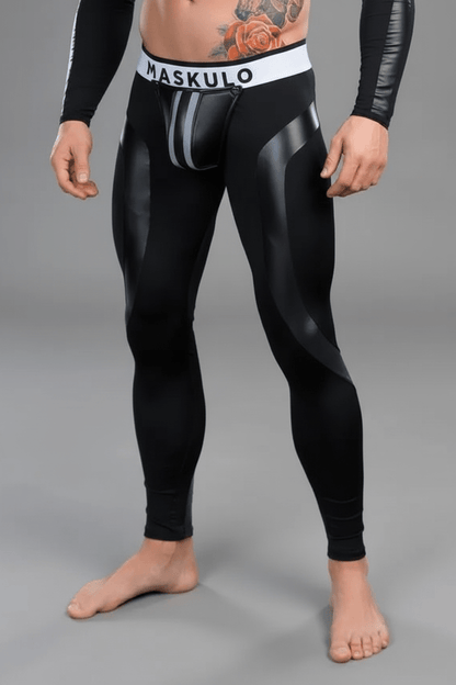 Youngero Leggings, zippered rear. Codpiece - Maskulo - MLG162-Y1 - Maskulo EU Global Online Store